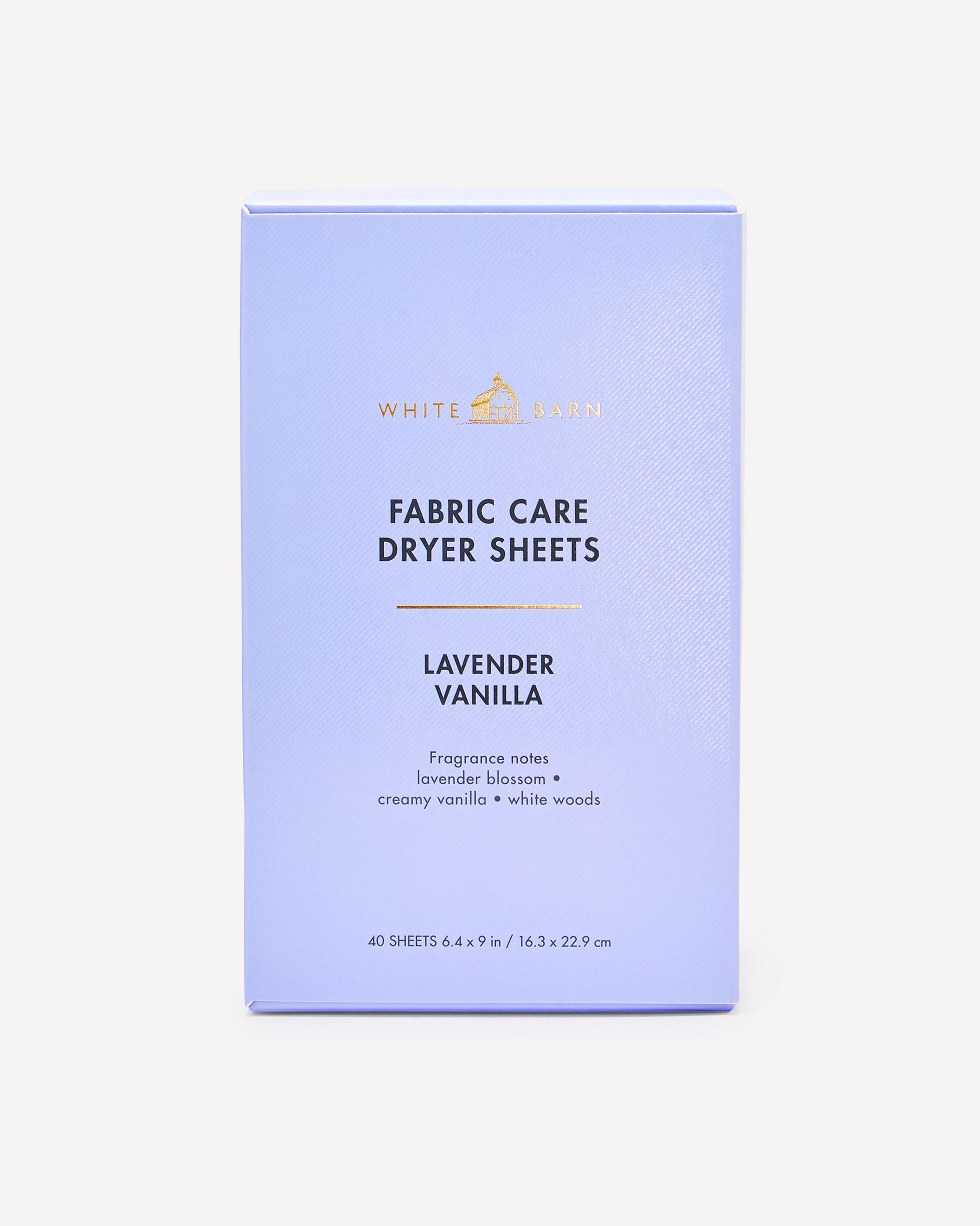 Lavender Vanilla Dryer Sheets