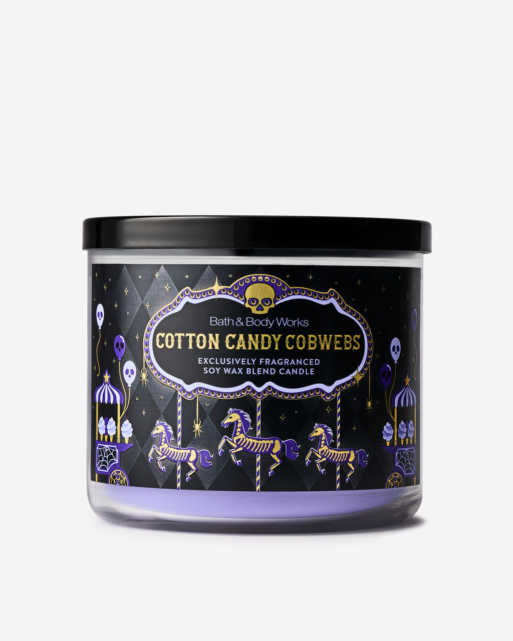 Cotton Candy Cobwebs 3-Wick Candle