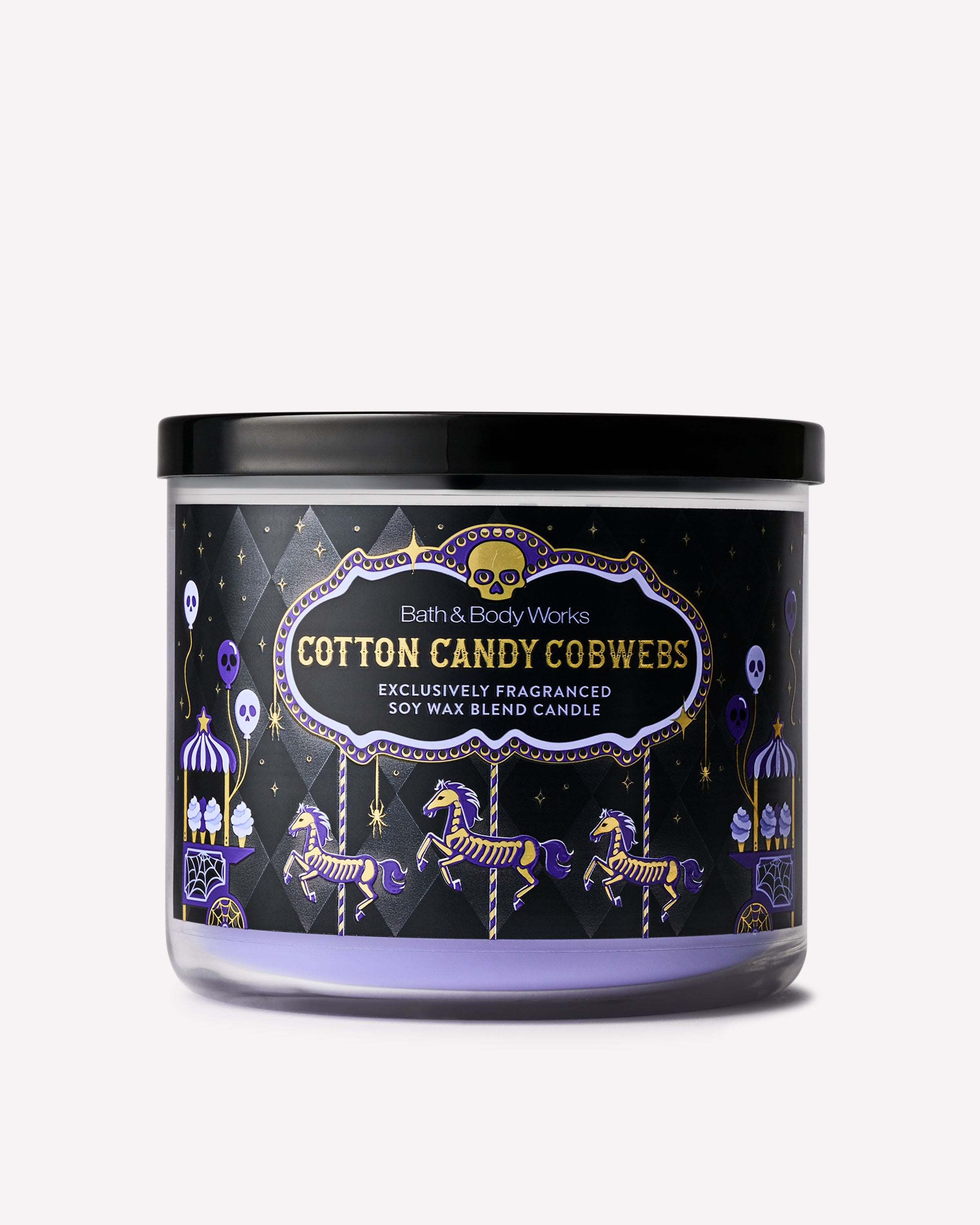 Cotton Candy Cobwebs 3-Wick Candle