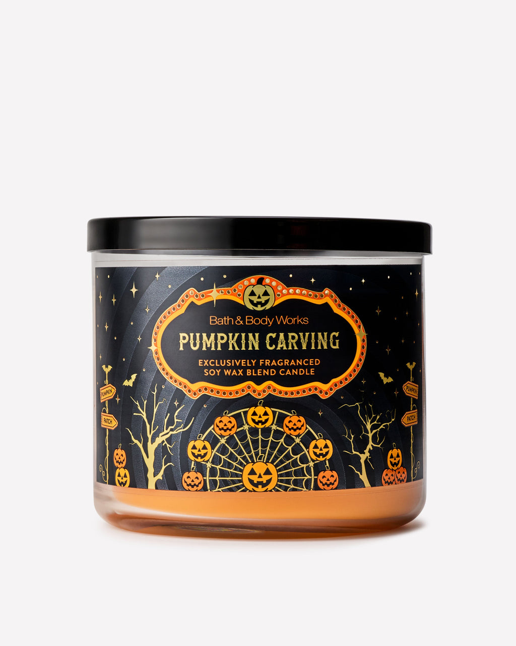 Pumpkin Carving 3-Wick Candle