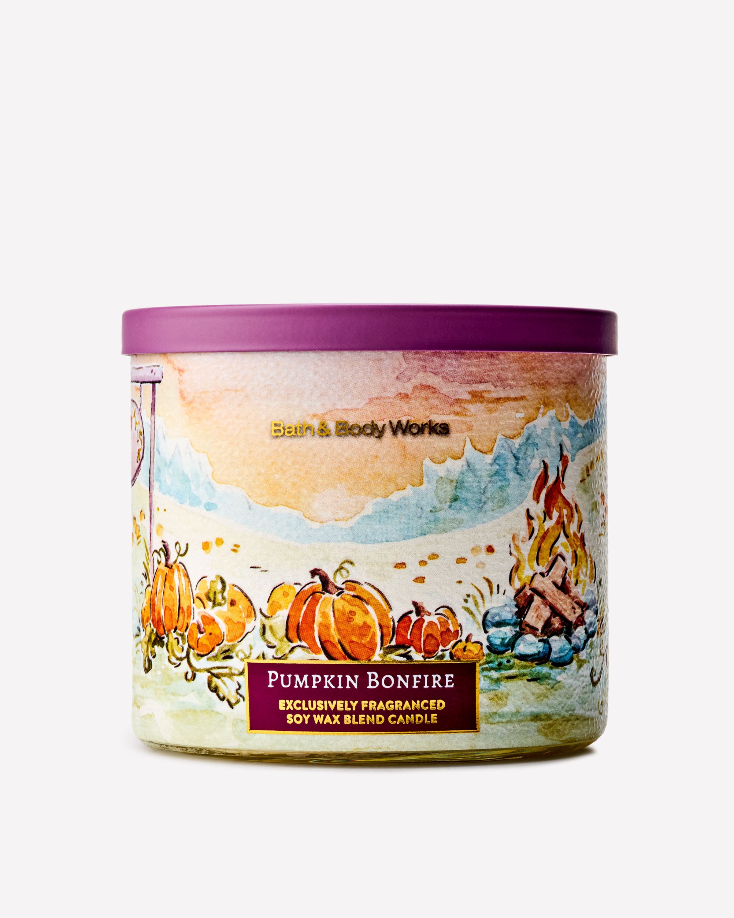 Pumpkin Bonfire 3-Wick Candle