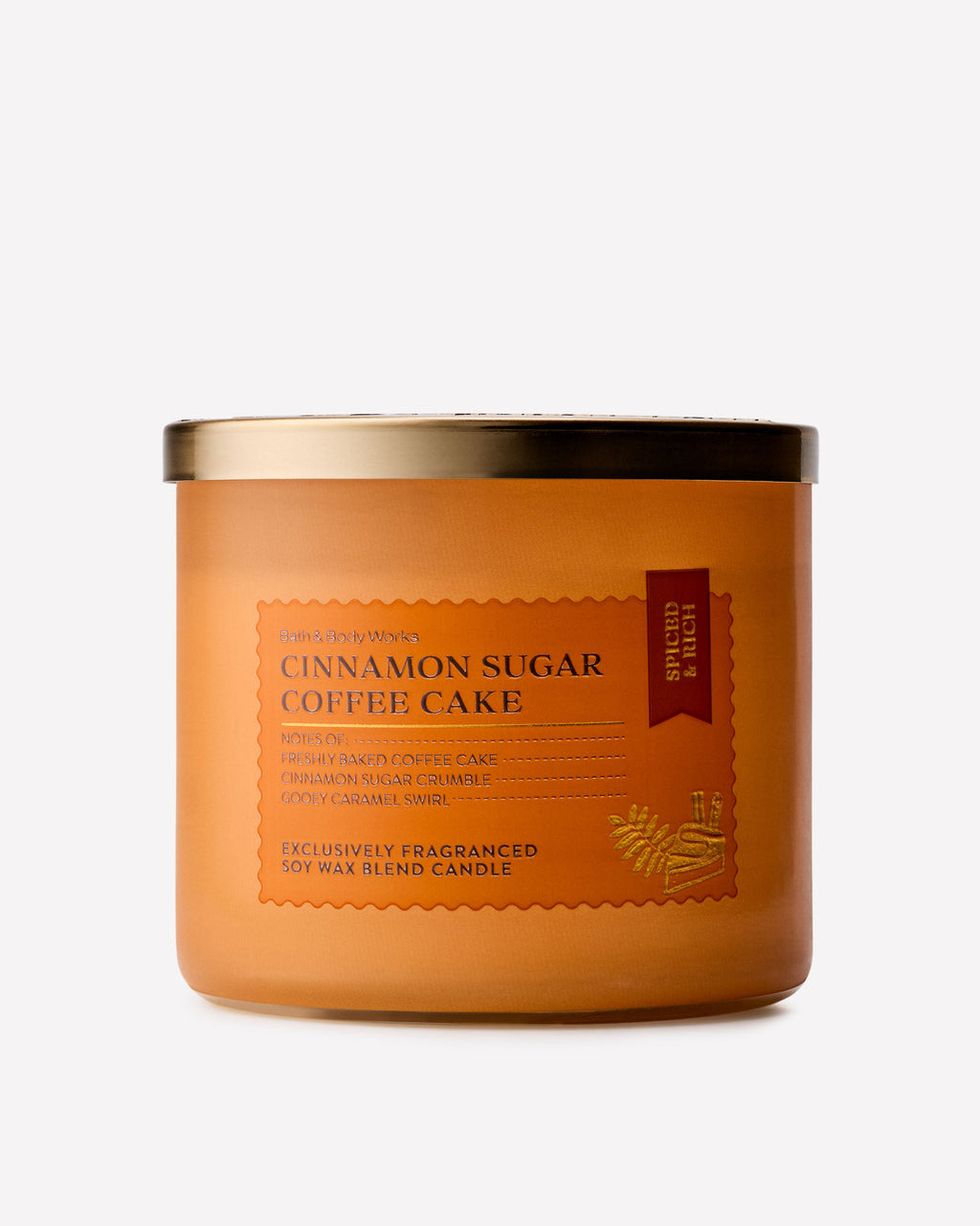Cinnamon Sugar Coffee Cake 3-Wick Candle