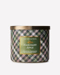 Mahogany Apple 3-Wick Candle