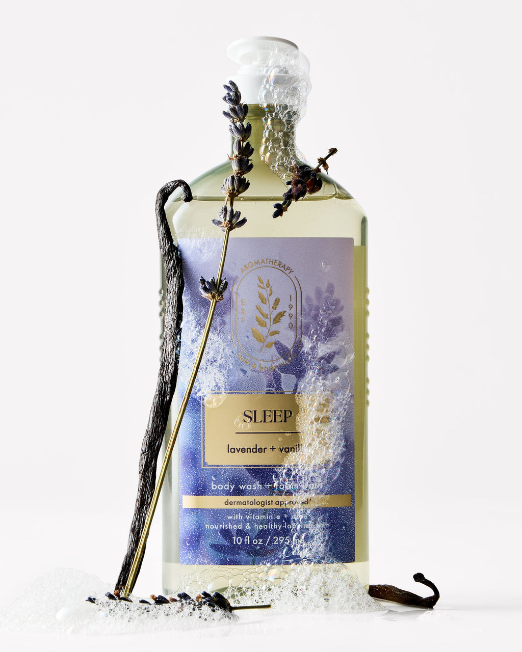 Lavender Vanilla Body Wash & Foam Bath